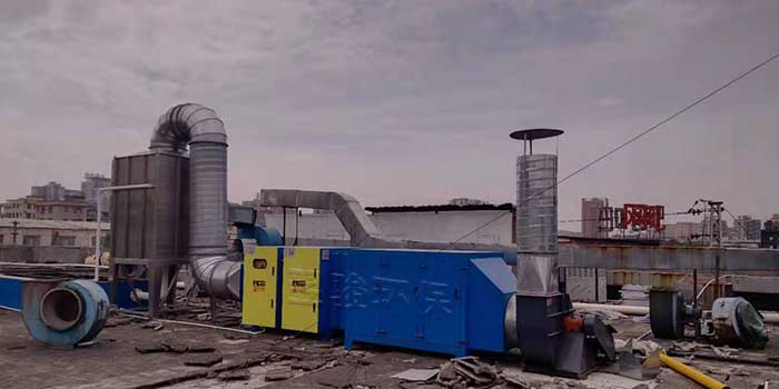 工藝品噴漆廢氣治理工程案例