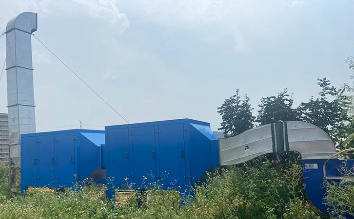 烘烤工序廢氣處理工程（活性炭吸附器+活性炭吸附器）安裝