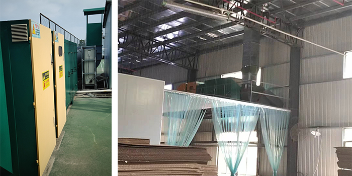 東莞市良紙實業有限公司廢氣處理工程案例現場