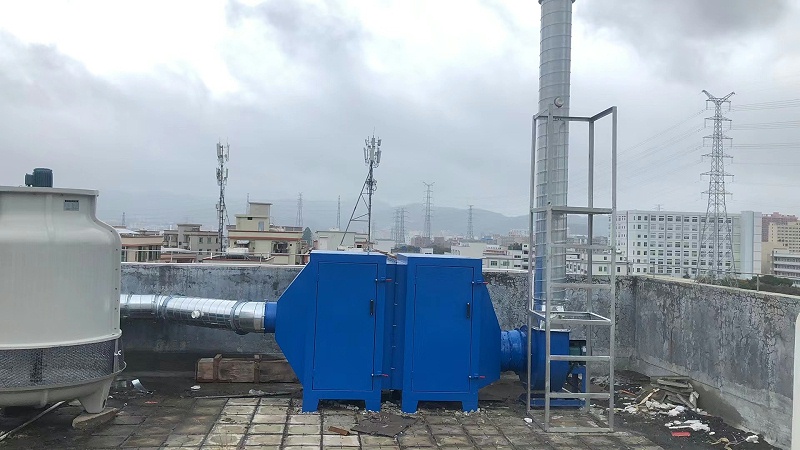 虎門欣賀達廢氣處理設施圖