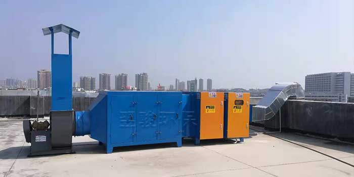 印刷廢氣凈化處理工程uv光解+活性炭吸附器定制安裝